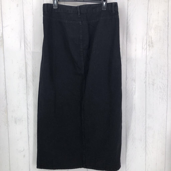 XL Denim Skirt with Front Split