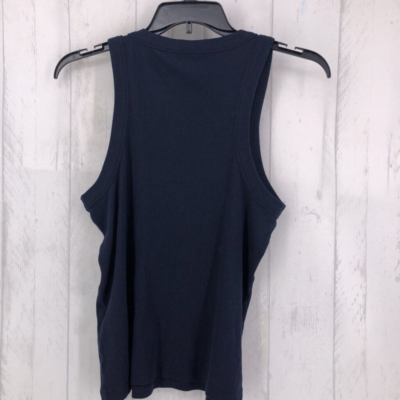 XL ribbed scoop neck tank