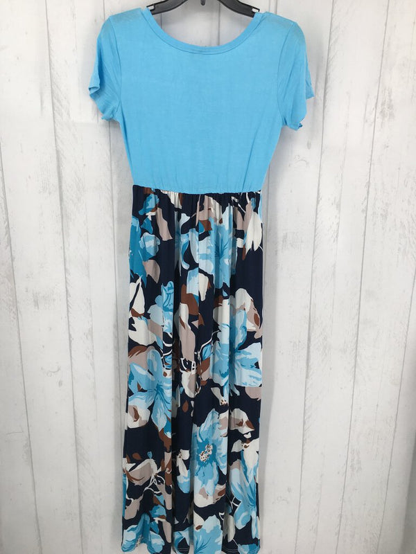 NWT R37 XS Turq Floral Dress