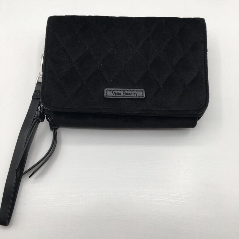 Quilted velour wristlet/wallet