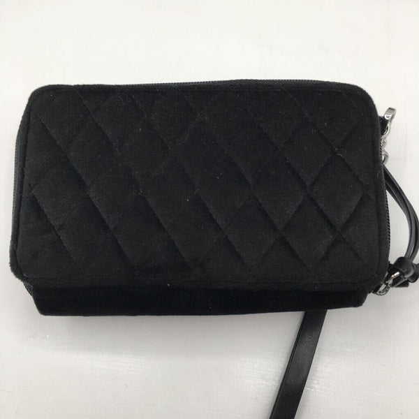 Quilted velour wristlet/wallet