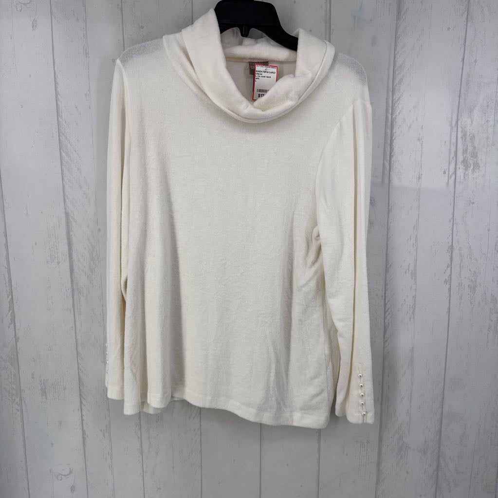 L l/s cowl neck sweater