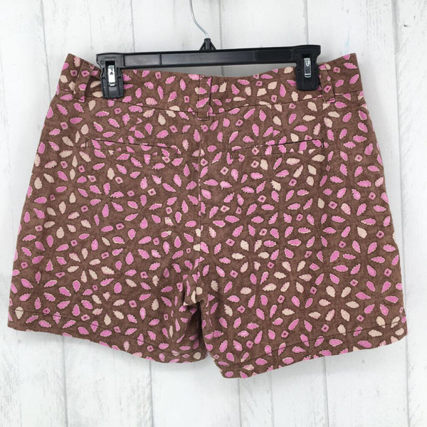 4 printed linen blend shorts