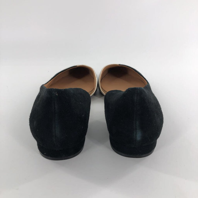 R125 9 suede side cutout flats