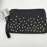 Embelishedr zip around wristlet