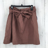 0 Paper bag waist skirt