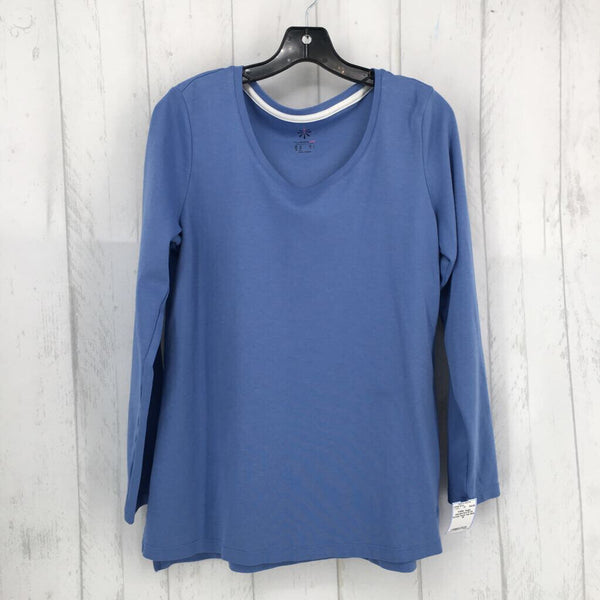 M l/s scoop neck top