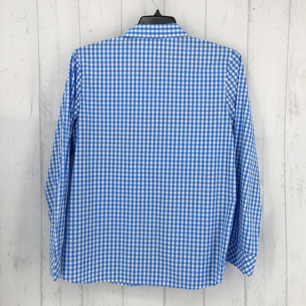 16 l/s check button shirt