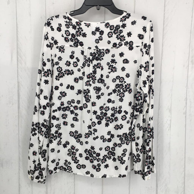 NWT L l/s flower print top