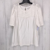 XL lace s/s top