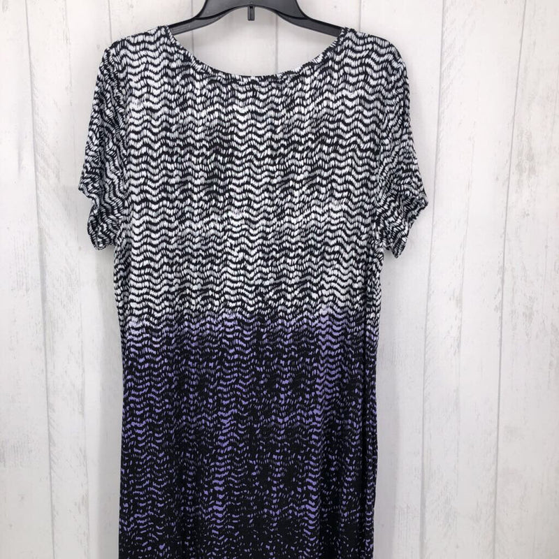 XL s/s ombre dress