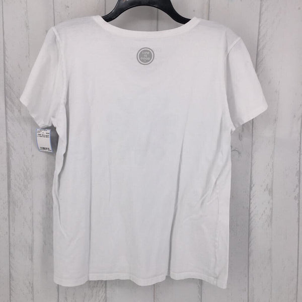 L v-neck tee