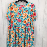 R30 L s/s floral midi dress