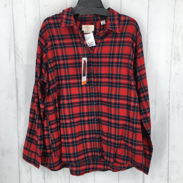 XXL Plaid L/S button down