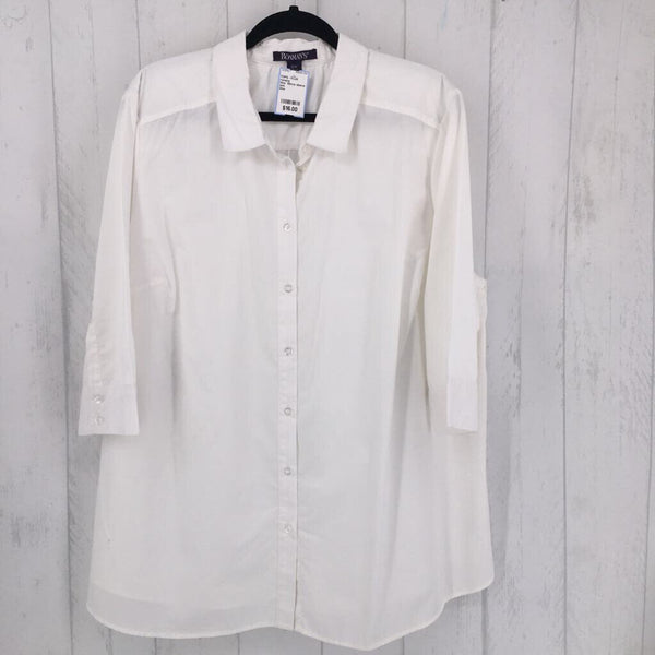 24w Elbow sleeve button down