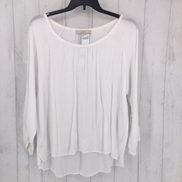 R39 XL Round neck high/lo L/S top