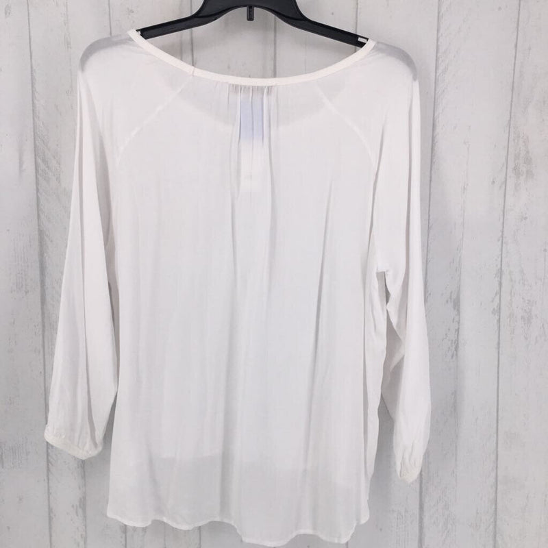 R39 XL Round neck high/lo L/S top