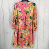 NWT XL tab slv floral dress