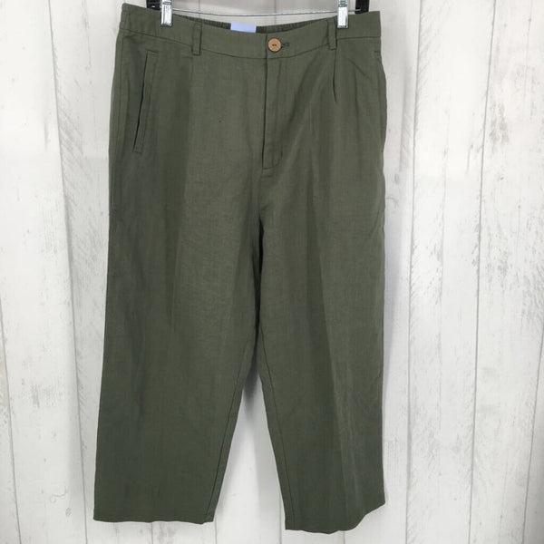 XXL Linen blend crop pant