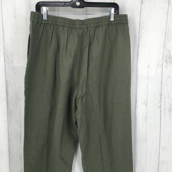 XXL Linen blend crop pant