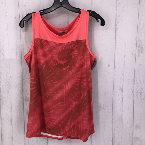 S Flo print open back tank