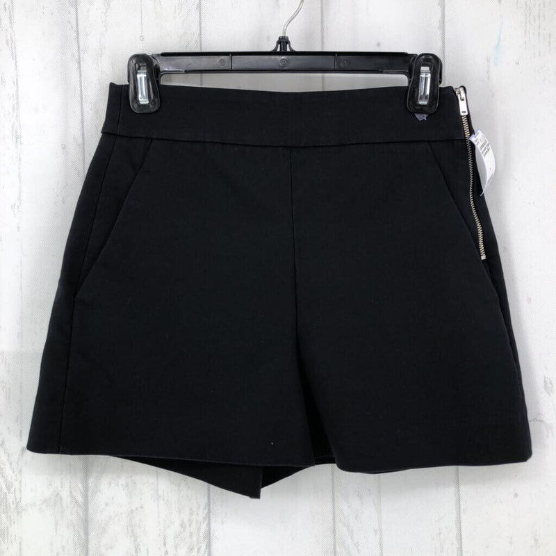 S side zip shorts