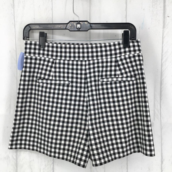 S Buffalo plaid side zip shorts