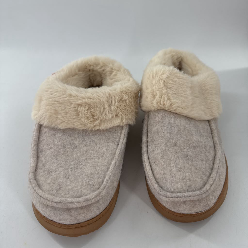 M faux fur slippers