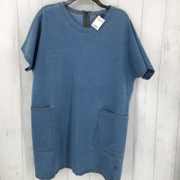 L s/s pocket dress