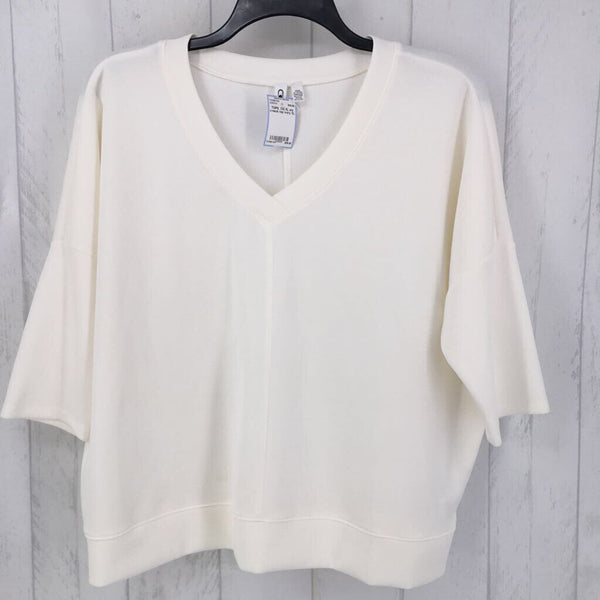 XL s/s v-neck top