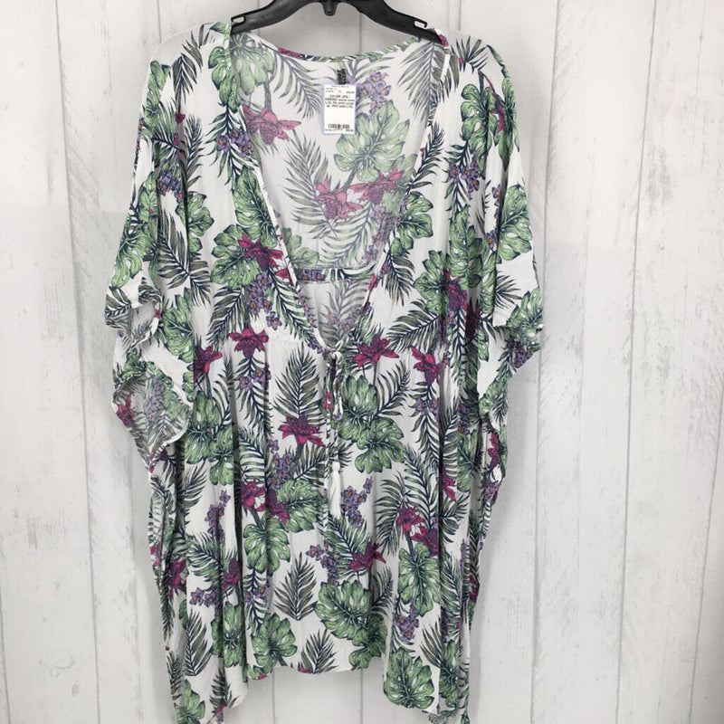 L/XL Flo print cover up