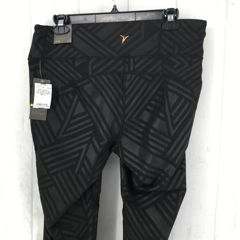 R33 XL Mid rise pattern legging