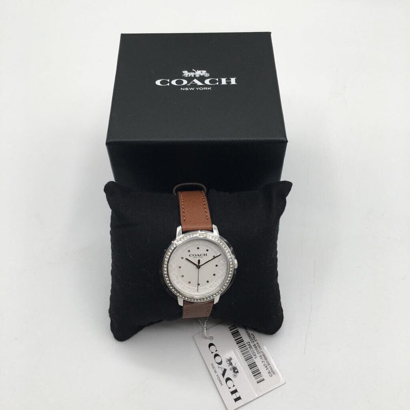 NWT Coach quartz brown watch