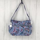 R100 paisley satchel w/ open pockets