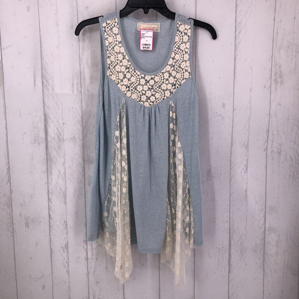 S Lace detail swing hem