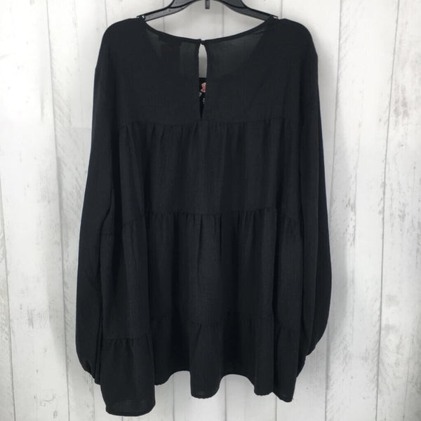 1 XL Flo embroidered tiered L/S