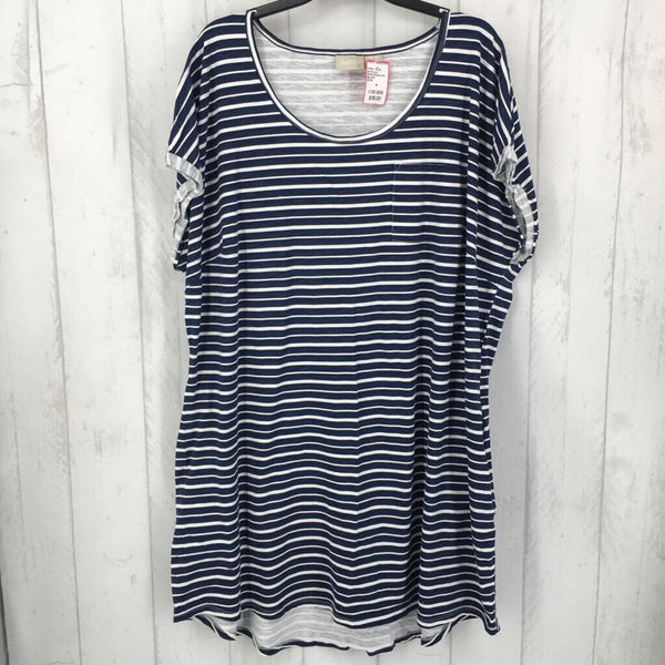 26/28 Striped S/S tunic