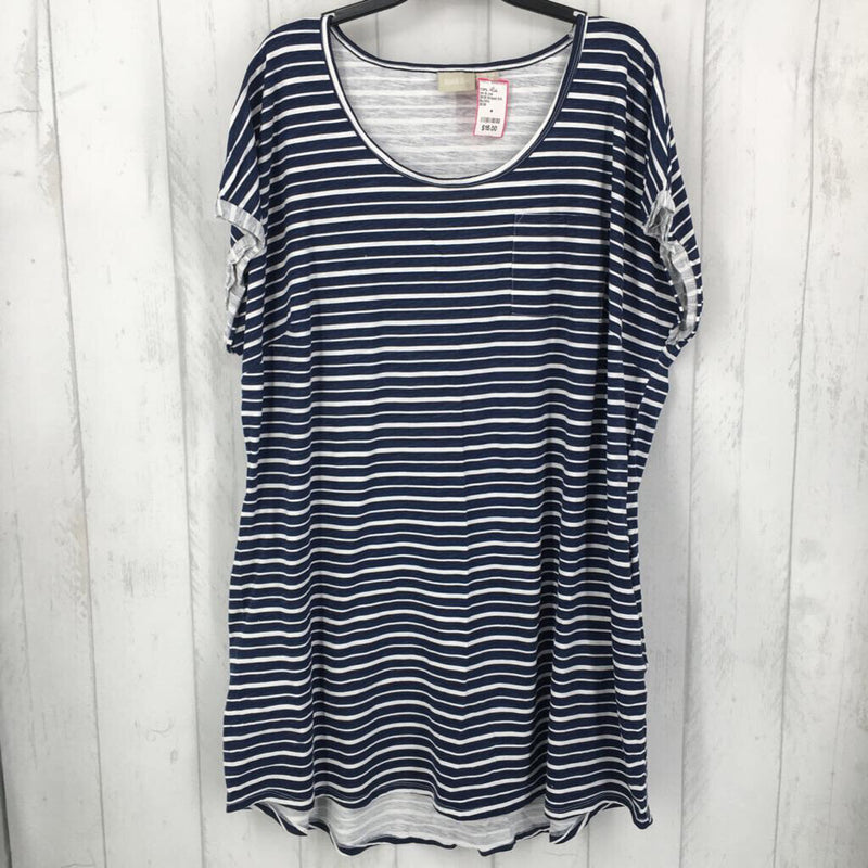 26/28 Striped S/S tunic