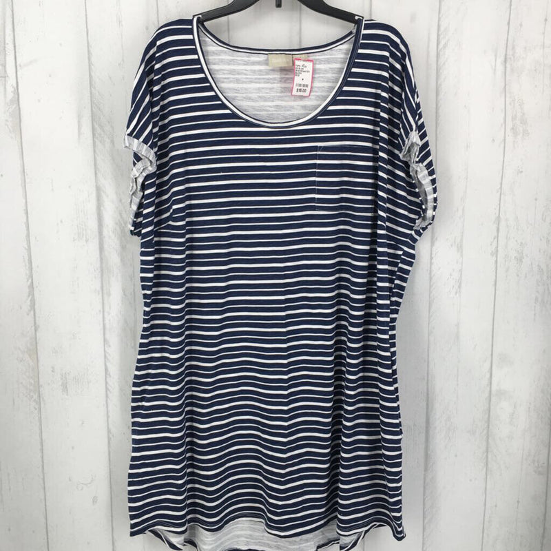 26/28 Striped S/S tunic