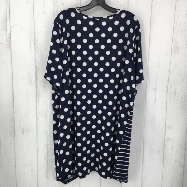 22/24 Striped/polka dot S/S tunic