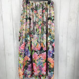 S Floral print maxi skirt