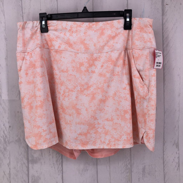 XXL Floral print golf skort