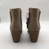 NWT 6.5 side zip heel ankle boots