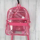 R68 clear vinyl dome backpack w/ pencil case