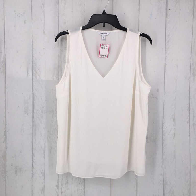 L v-neck tank