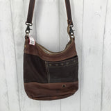 12x10x2 Leather crossbody satchel