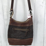 12x10x2 Leather crossbody satchel