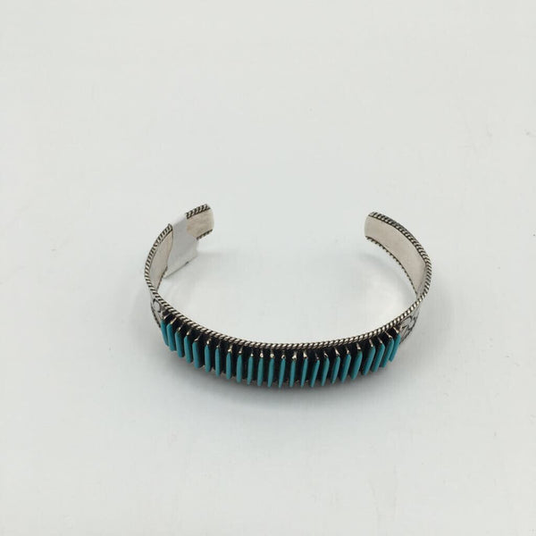 .925 cuff w/turquoise detail