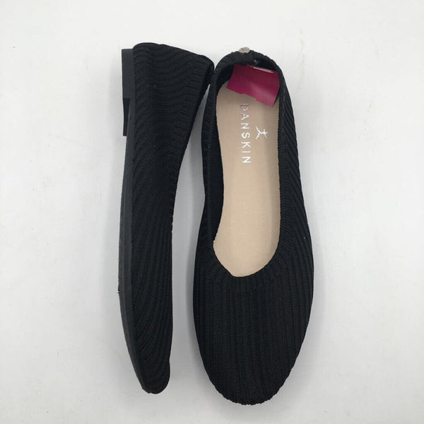 6.5 round toe ribbed slip on flats