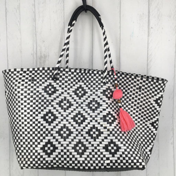 woven open tote